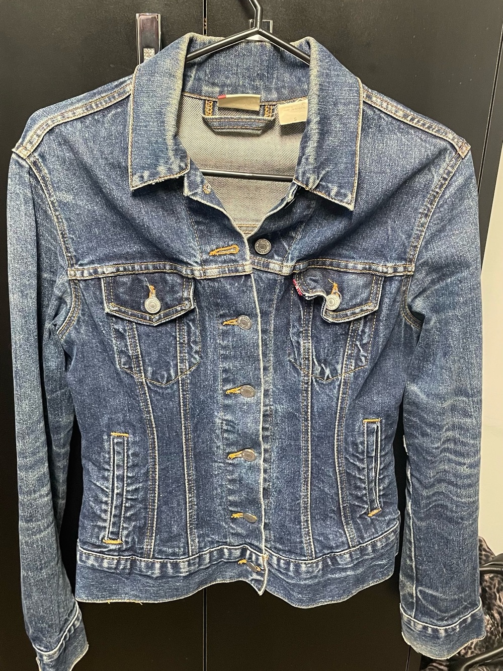 Levi's Blue Denim Trucker Jacket - Women's Button-Front Jean Jacket